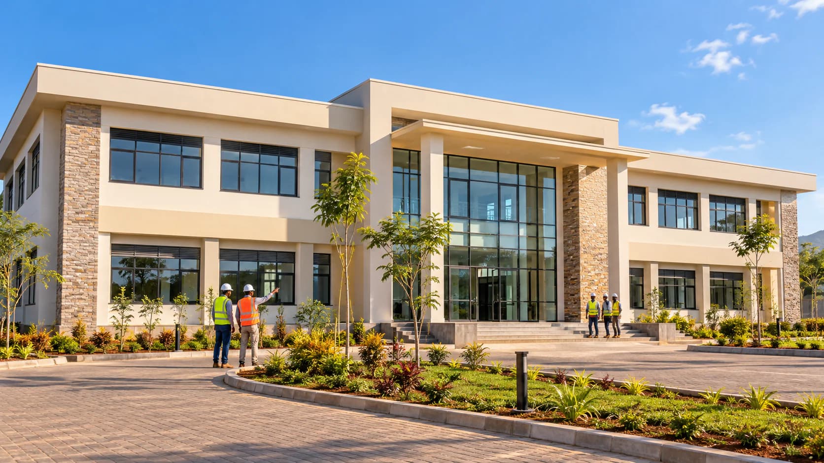 Building construction — illustrative image for COMKOB construction services